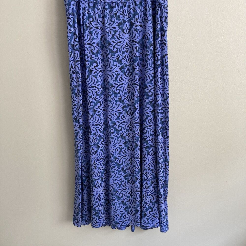Fresh Produce Womens Sleeveless Midi Dress Blue Purple Size Medium Beach - Picture 3 of 8